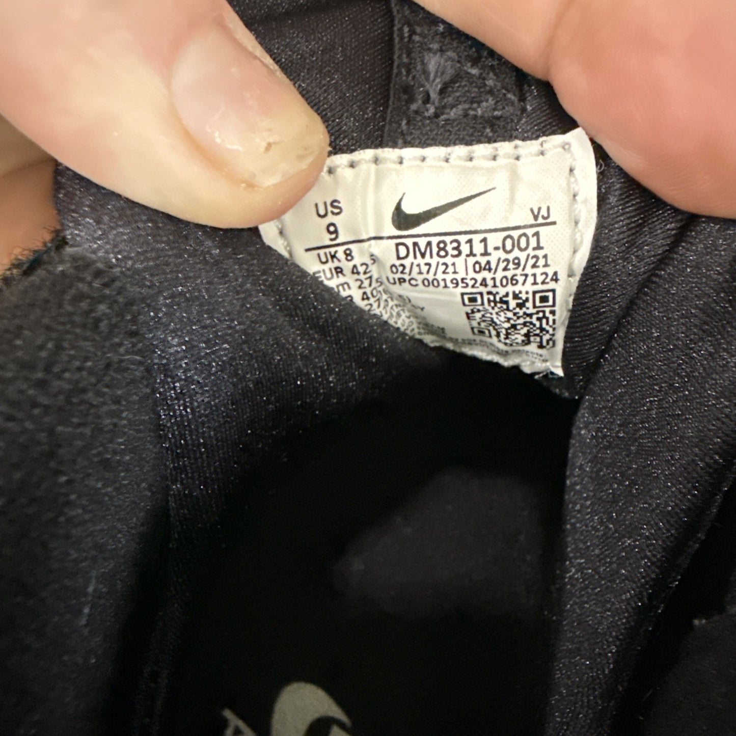 Size 9 - Nike Air Griffey Max 1 2021 Black Freshwater In Replacement Box