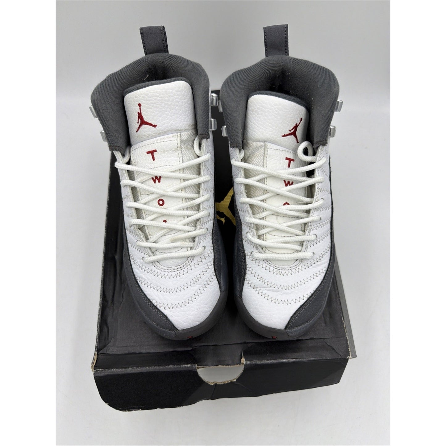 Size 4.5 (GS) - Jordan 12 Retro Mid Dark Grey - 153265-160