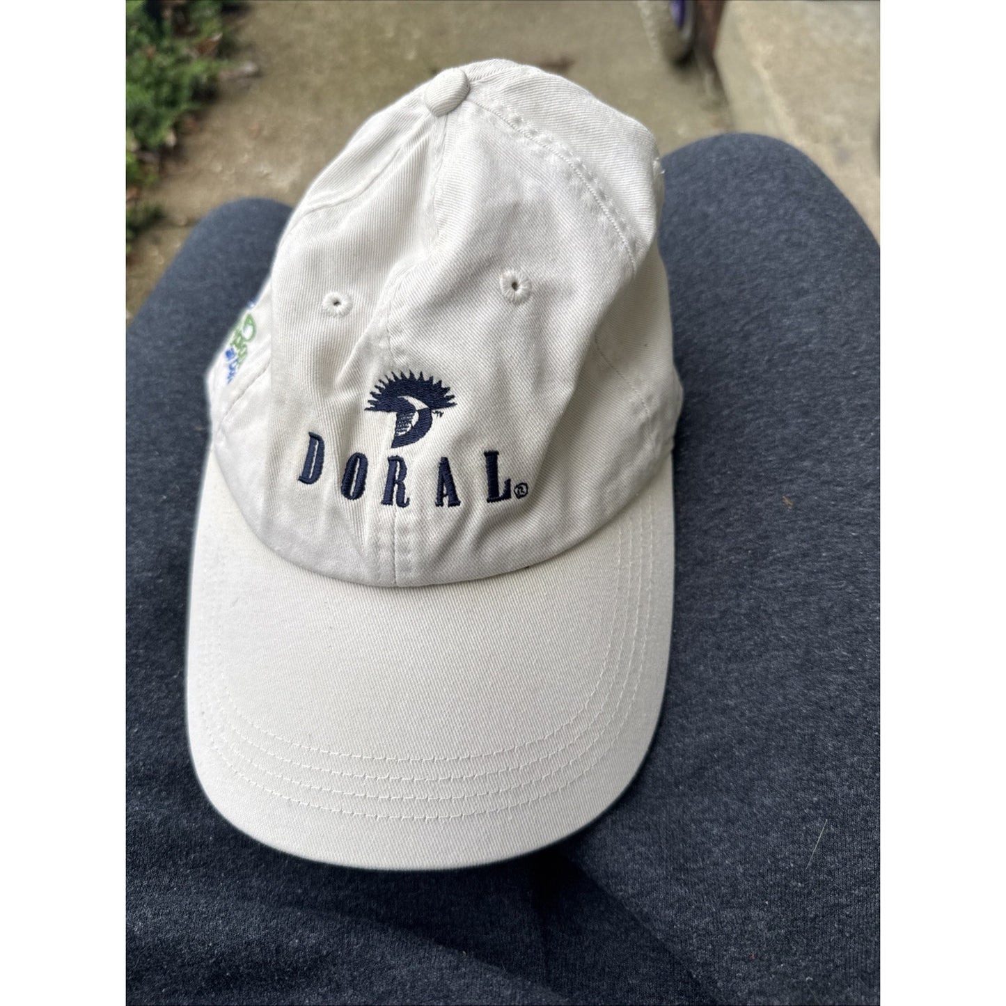 Doral Golf Vintage Strapback Hat Cap Biege