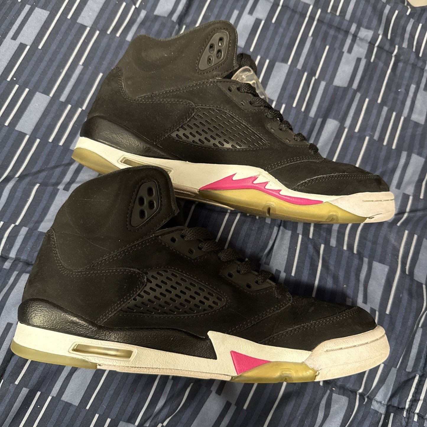 Size 7y Jordan 5 Retro Deadly Pink 440892-029 Rare