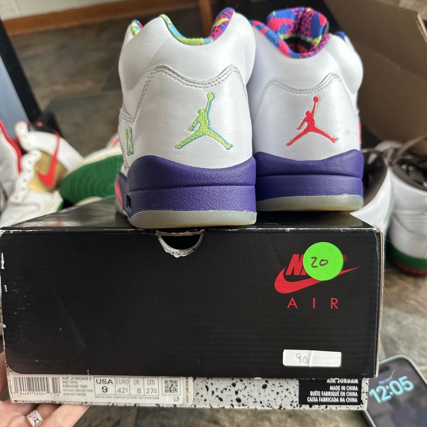 Size 9 - Jordan 5 Retro Alternate Bel-Air 2020