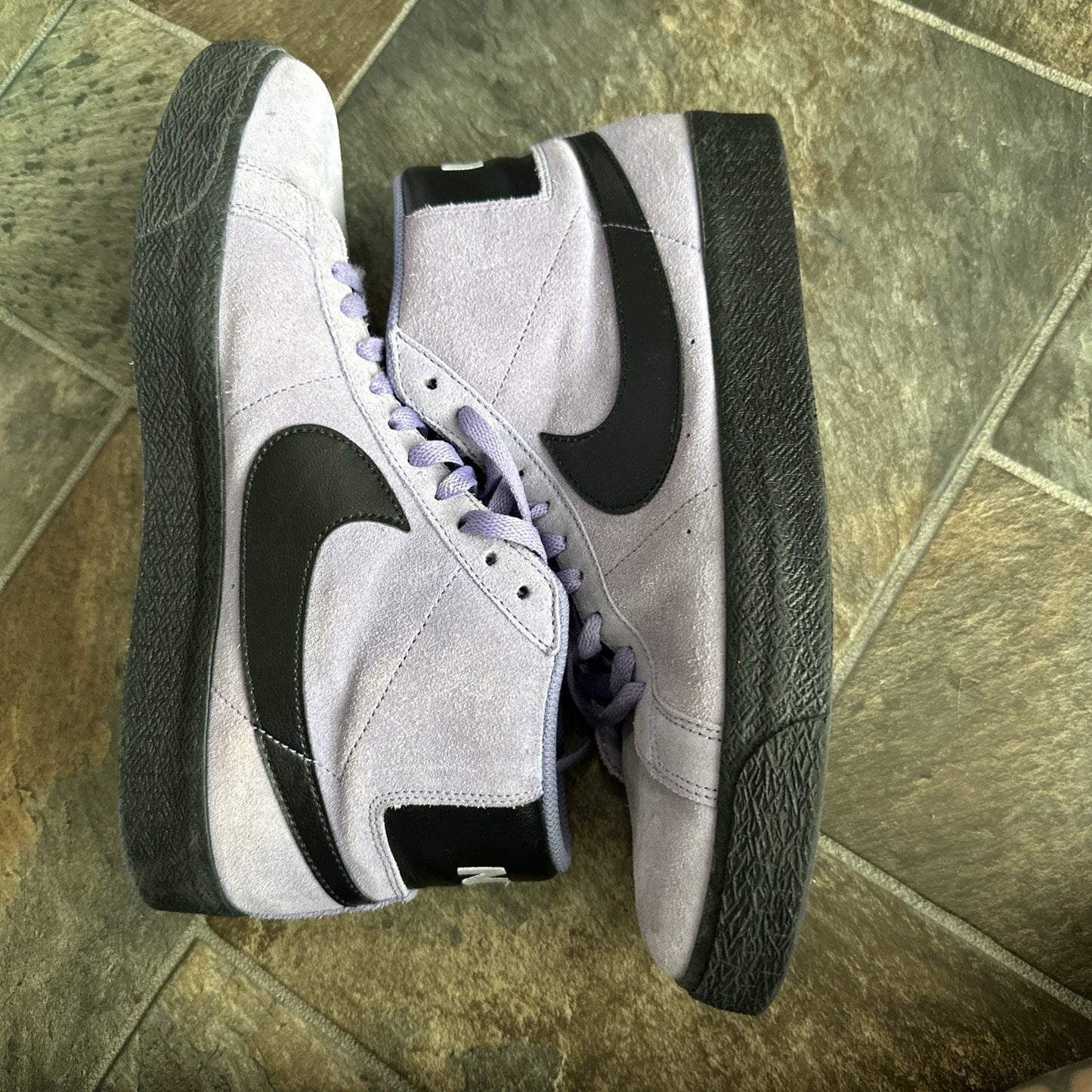 Size 11 - Nike Zoom Blazer SB Mid Dusty Amethyst Black