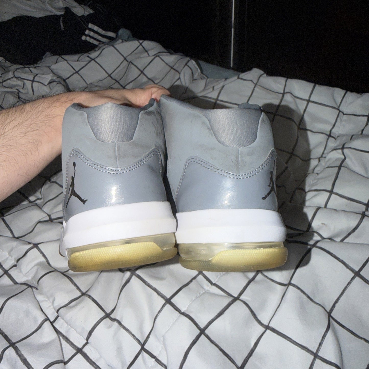 Jordan Max Aura Cool Gray Size 7.5