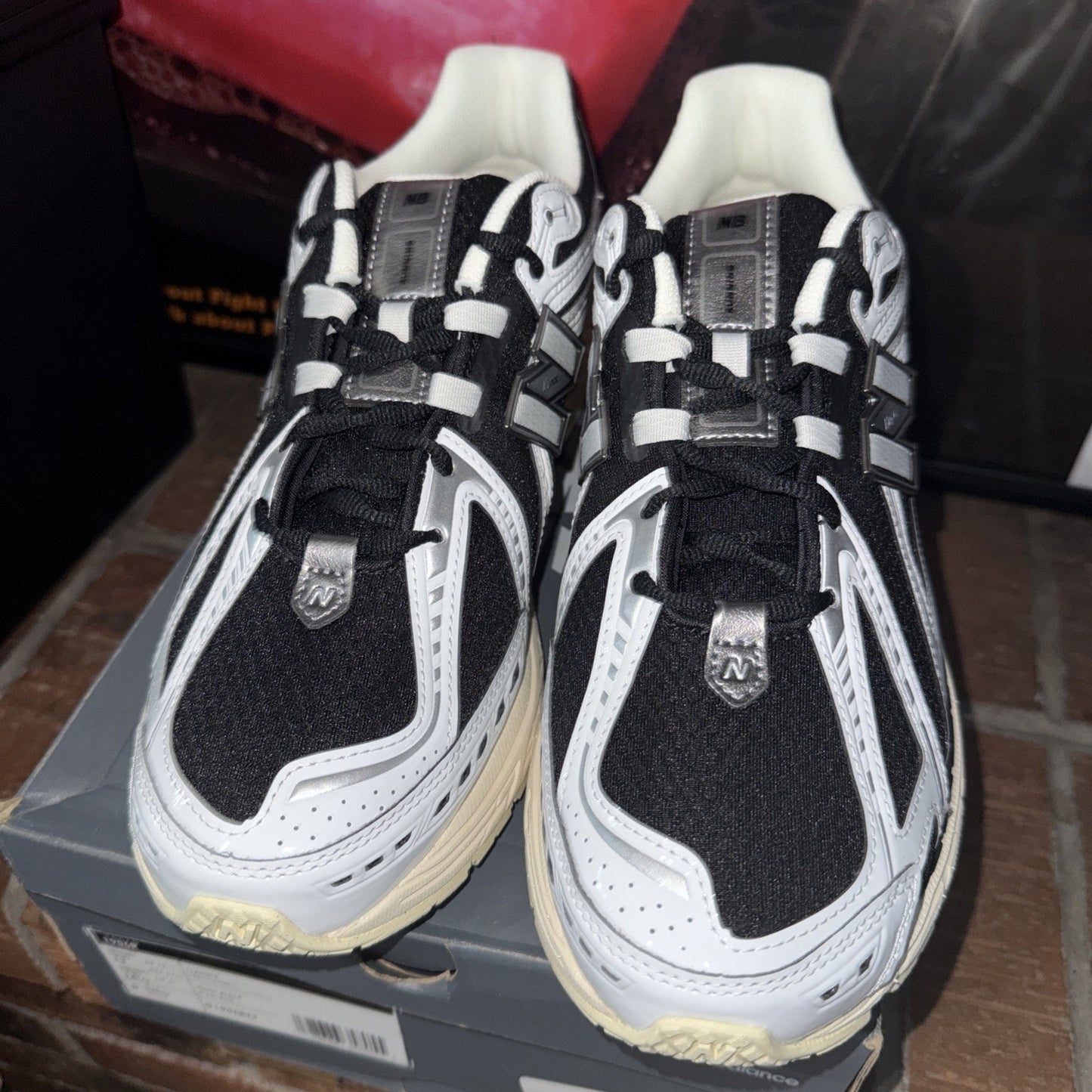Size 13 - New Balance 1906R White Black