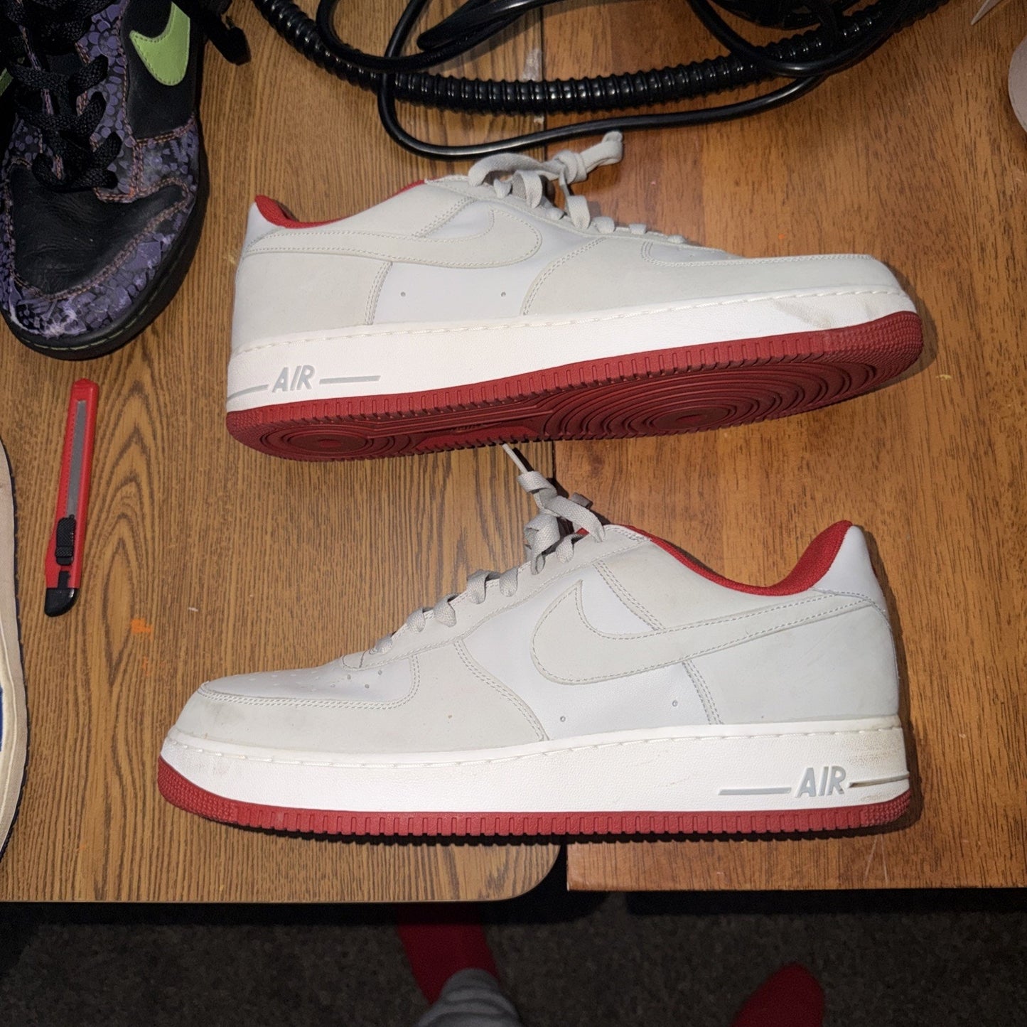 Size 14 - Nike Air Force 1 Gray 2006