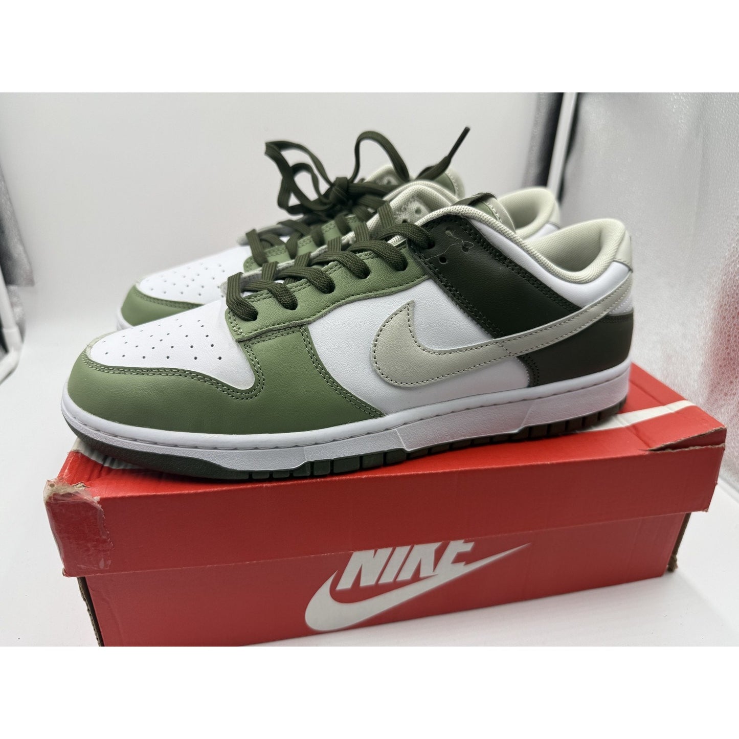 Size 12 - Nike Dunk Low Oil Green