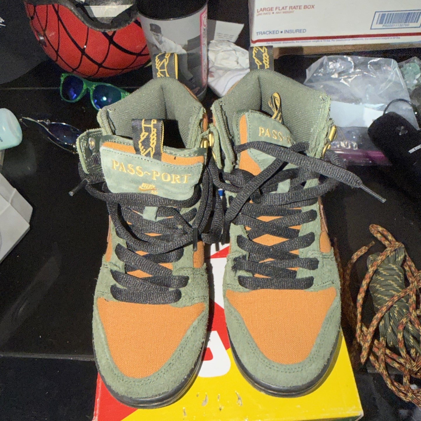 Size 6 - Pass~Port x Nike Dunk SB High Workboot