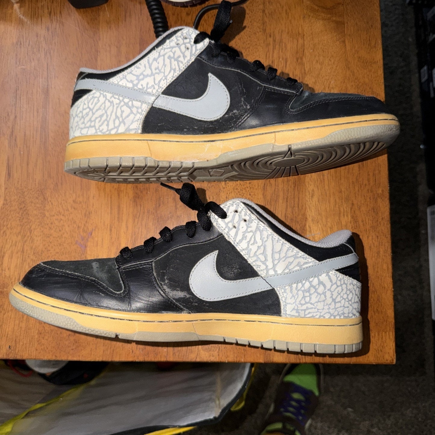 Size 11 - Nike Dunk Cl Low Jordan Pack Cement J-pack