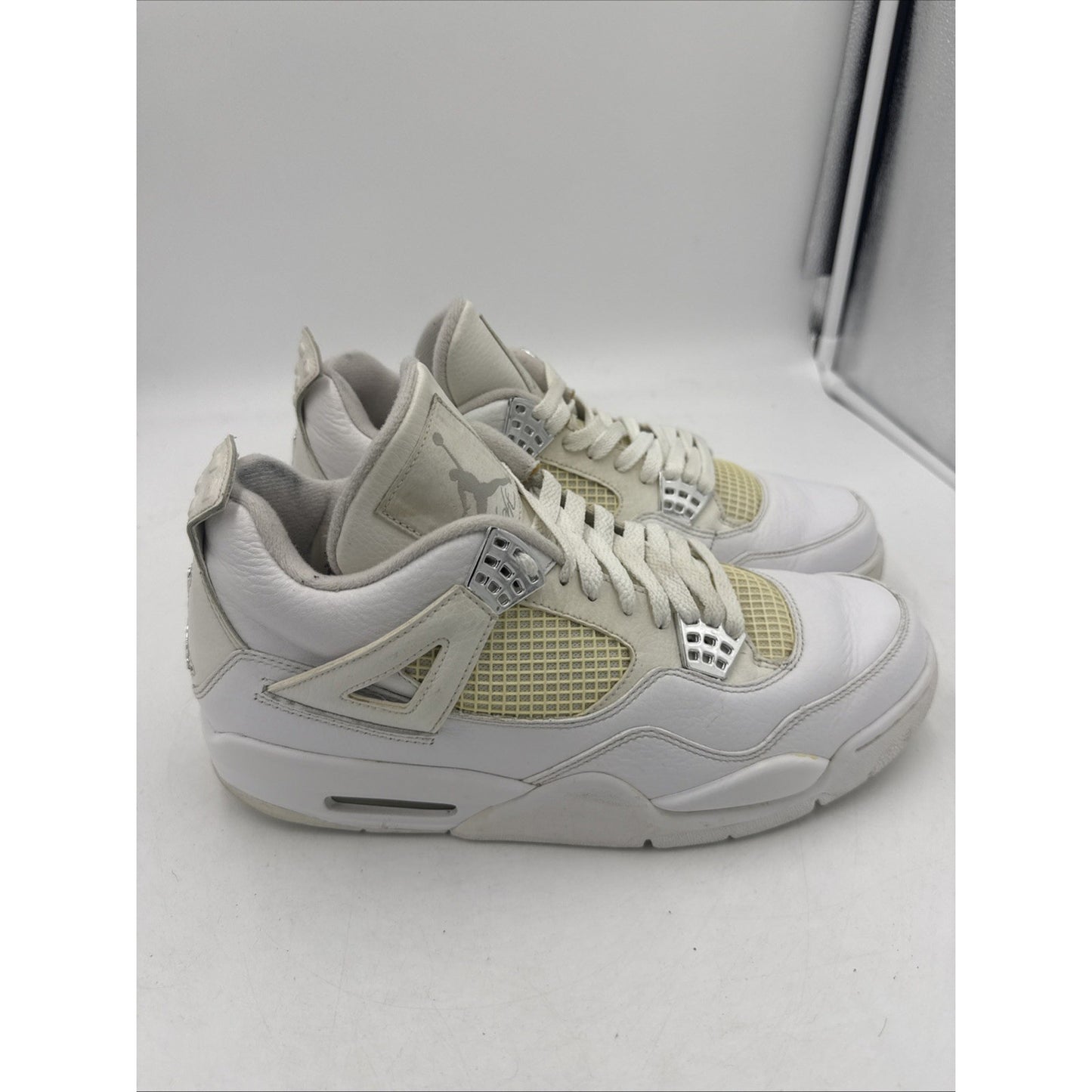 Size 10 - Air Jordan 4 Retro 25th Silver Anniversary
