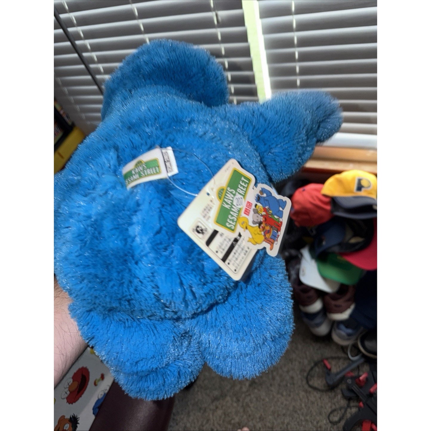 KAWS x Sesame Street Cookie Monster Plush Toy UNIQLO