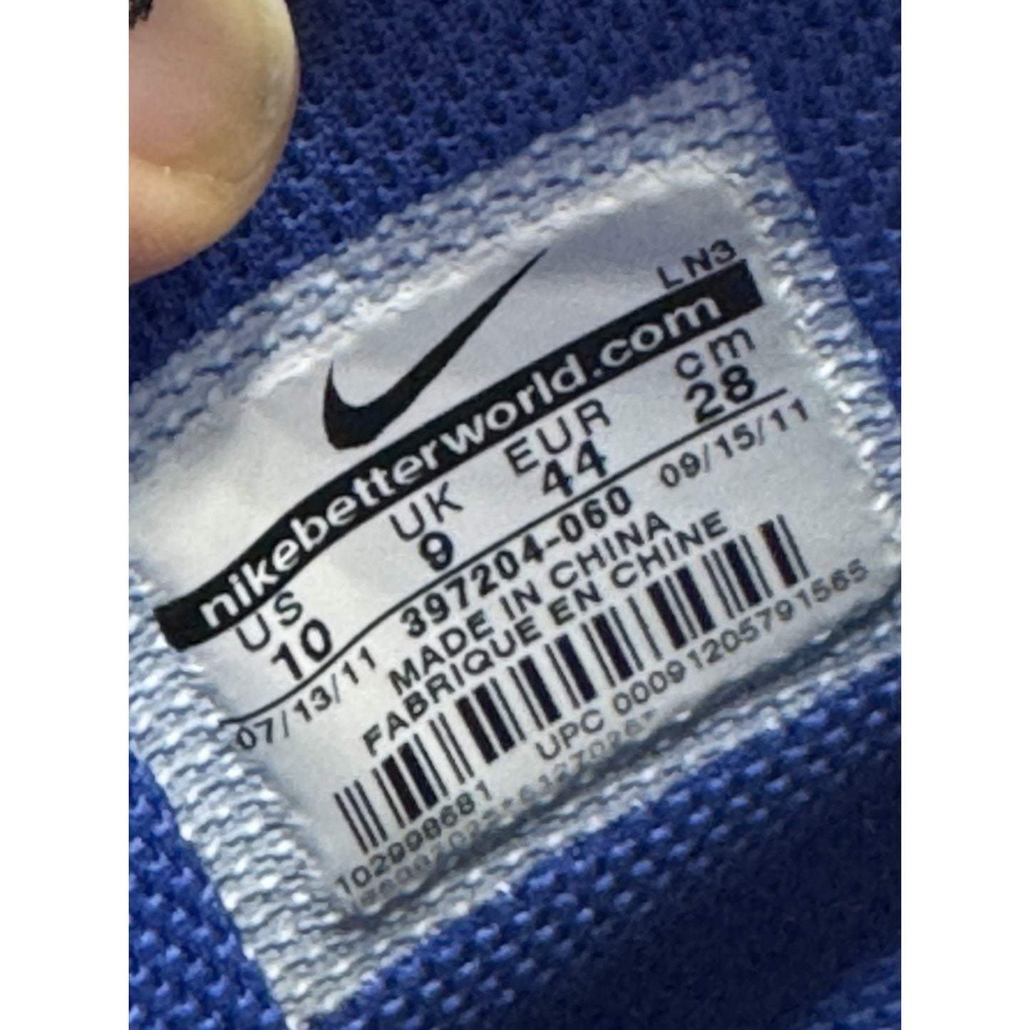 Size 10 - Nike Air Flight Falcon Dark Grey Royal BS695