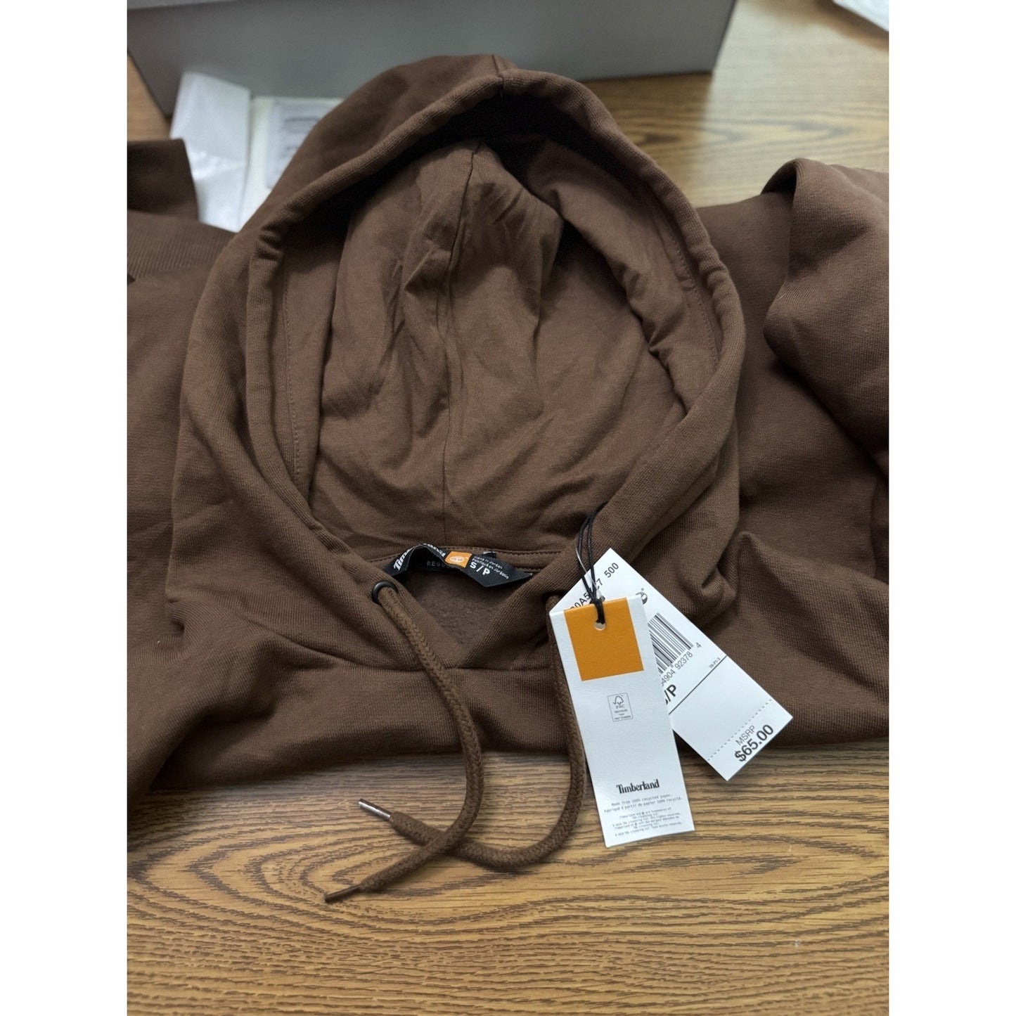 Size Small Timberland Brown Hoodie