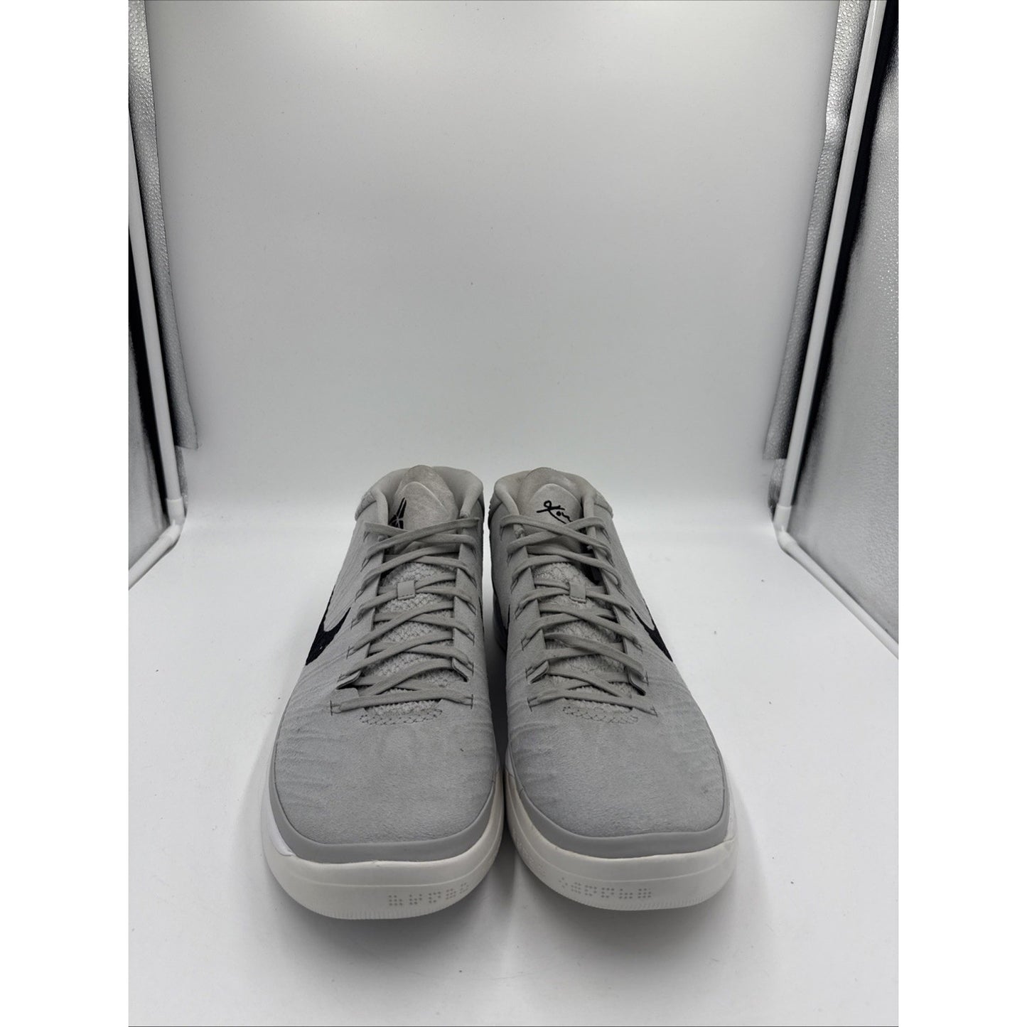Size 16 - Nike Kobe A.D. Mid Wolf Grey Sample Stamped “999999999”
