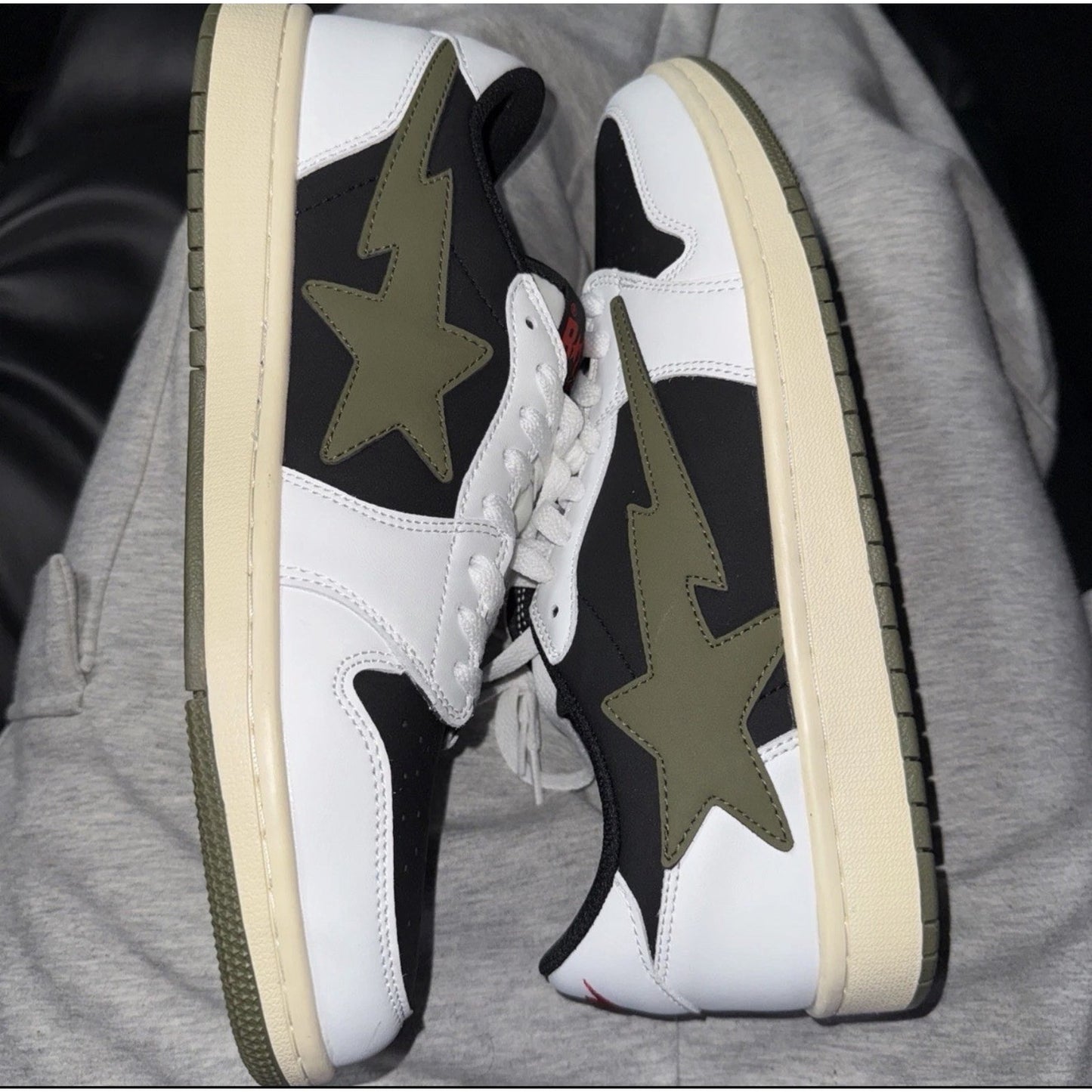 Size 12 Indigo Studios Bape Sta Custom Collection Shoes