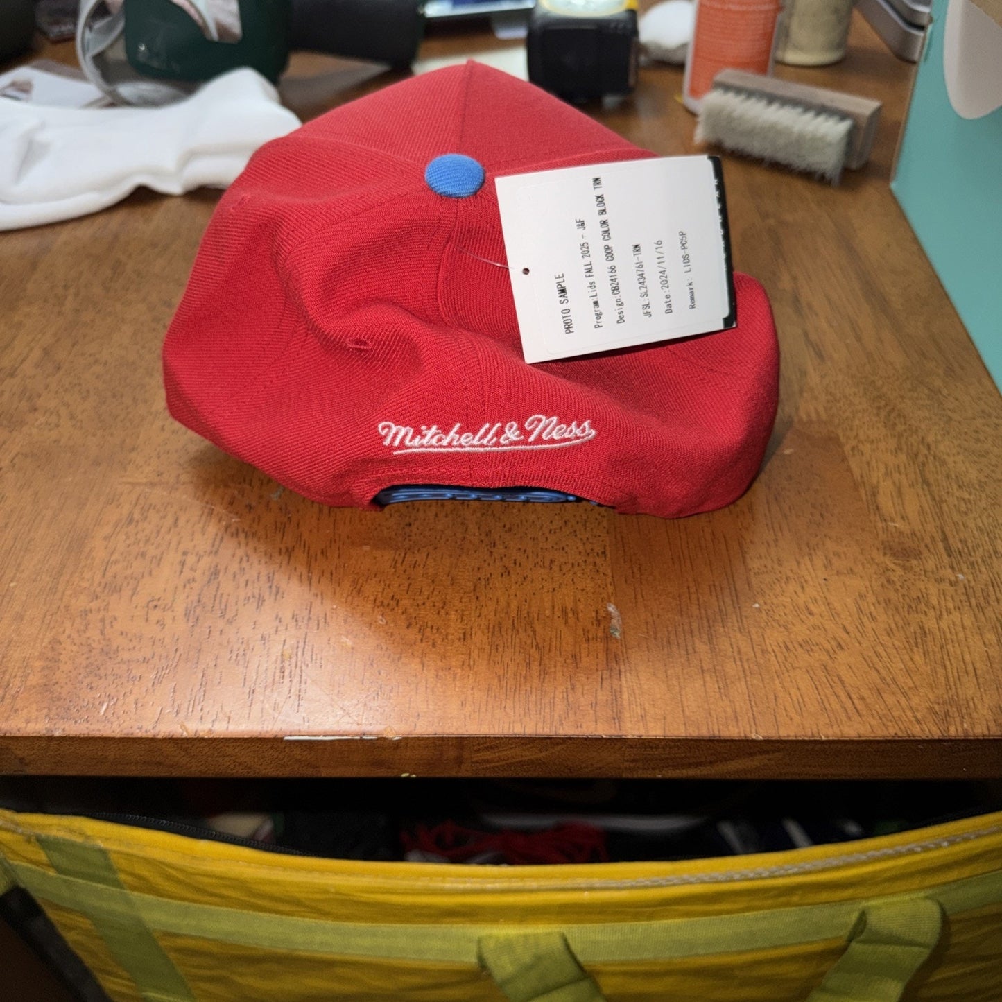 Texas Ranger Hat Prototype Sample Michelin And Ness