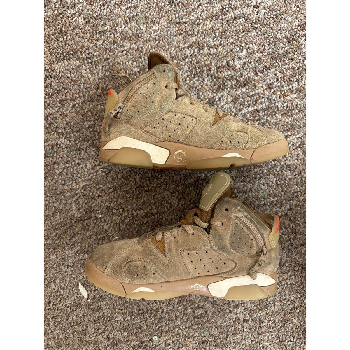Size 3 (PS) - Jordan 6 Retro x Travis Scott Mid British Khaki BB