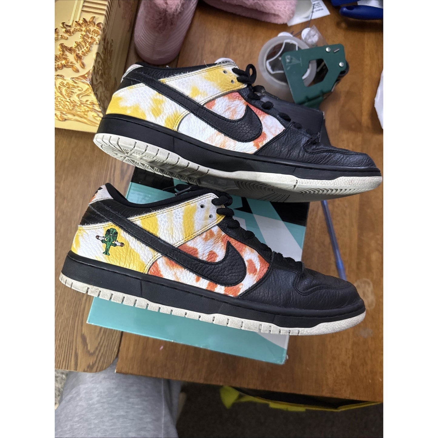 Size 12 - Nike Dunk SB Low Tie-Dye Raygun - Black