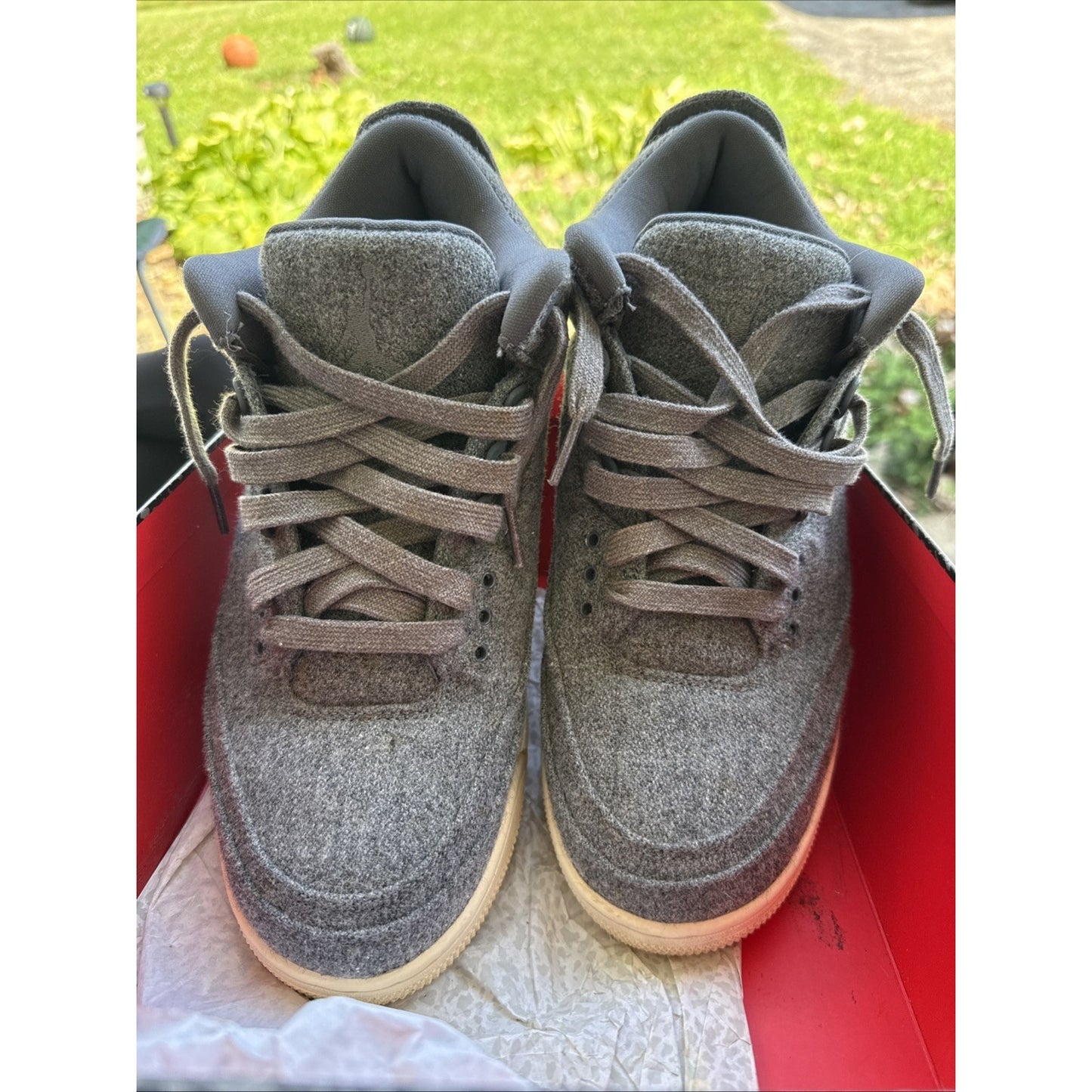 Size 9.5 mens Jordan 3 Retro WOOL