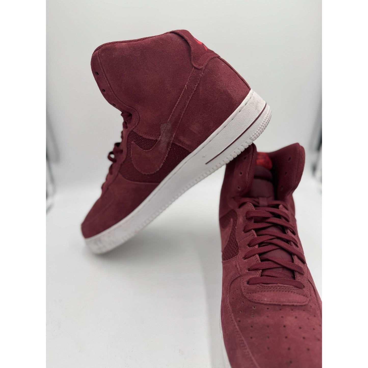 Size 15 - Nike Air Force 1 07 High University Red