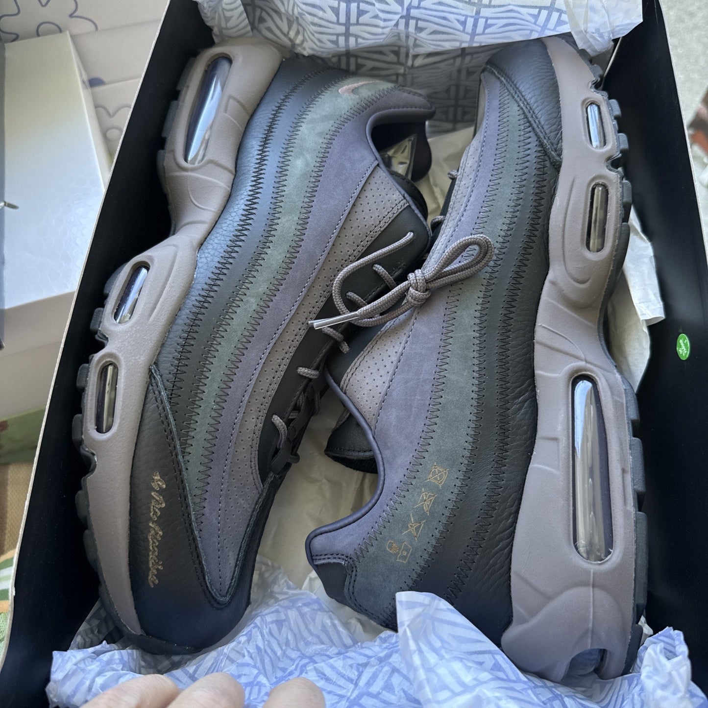 Size 13 - A Ma Maniére x Nike Air Max 95 SP Black Violet Ore
