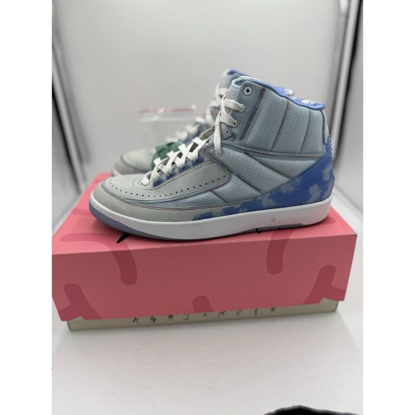 NIKE Air Jordan 2 Retro SP J Balvin Celestine Blue 2022 DQ7691-419 Size 10