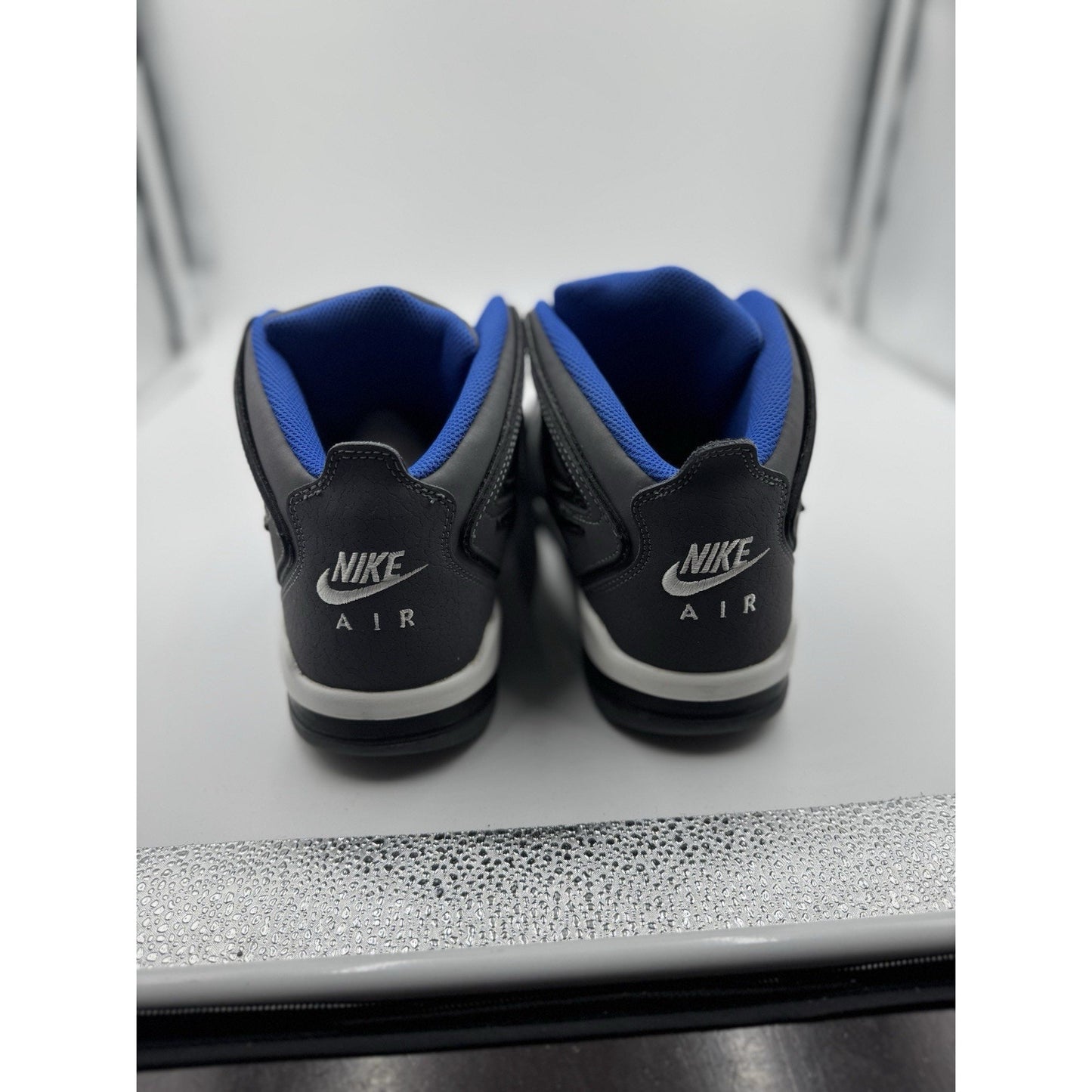 Size 10 - Nike Air Flight Falcon Dark Grey Royal BS695