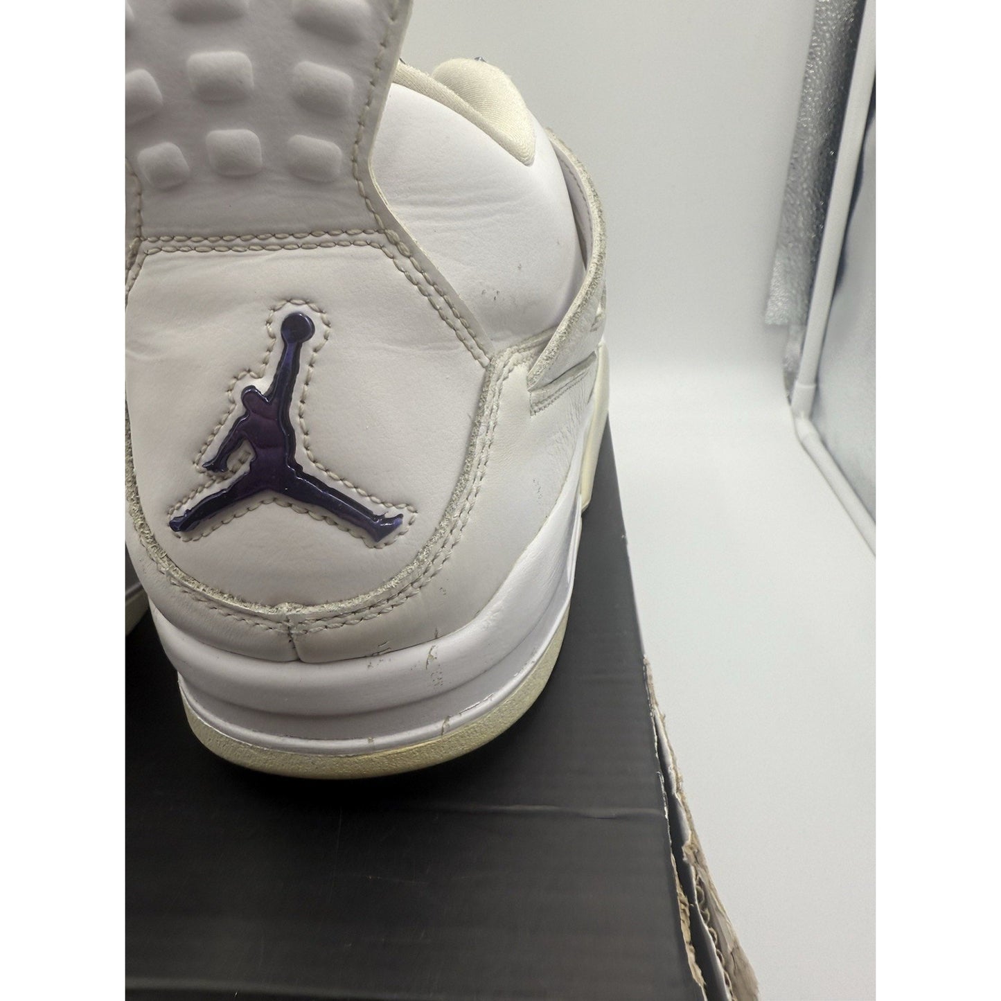 Size 13 - Jordan 4 Retro Mid Purple Metallic