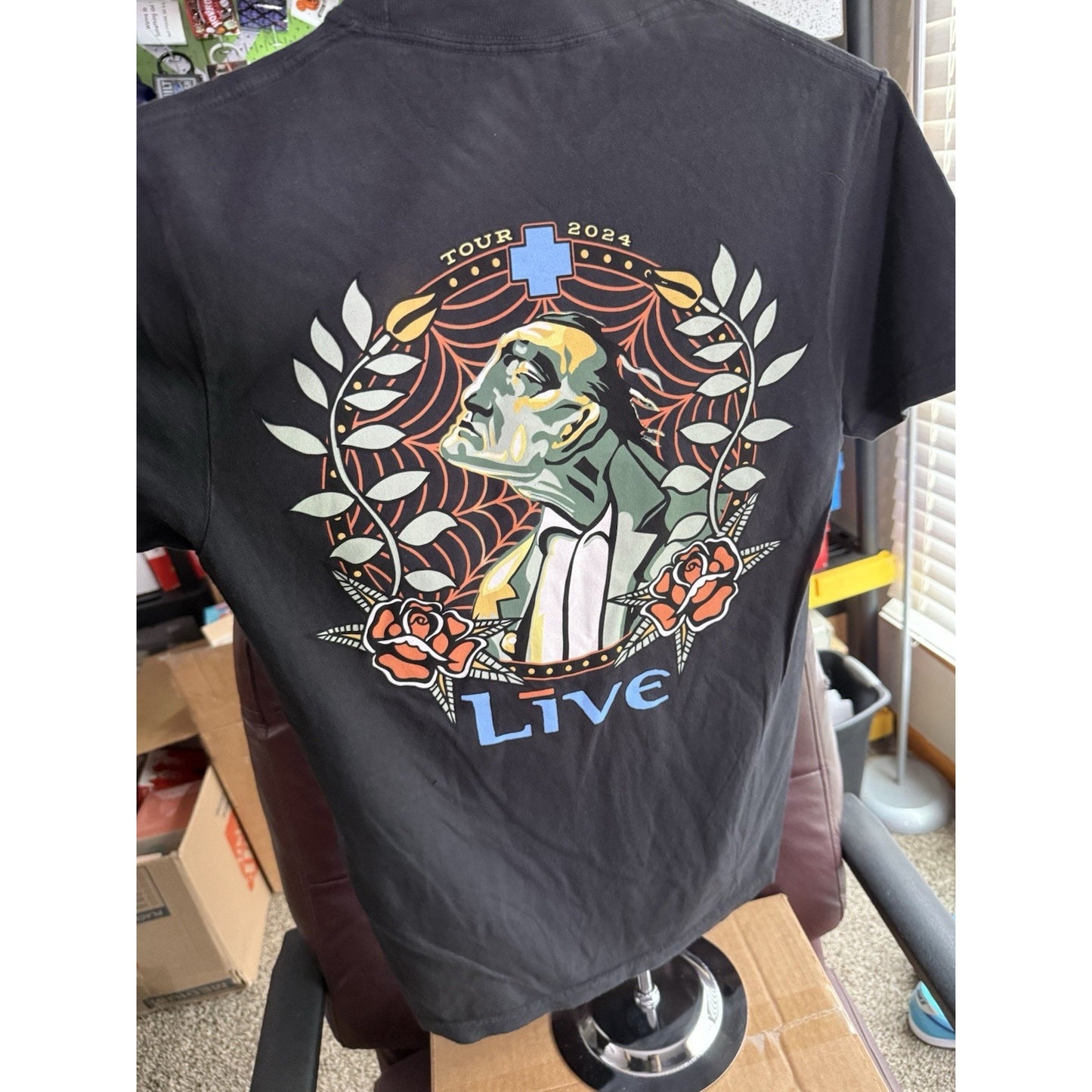 Size Small Live Band Tour 2024 T-shirt