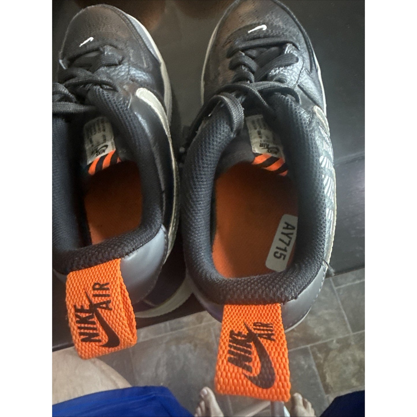 Size 6 (GS) - Nike Air Force 1 LV8 2 Low Under Construction - Black NBS238