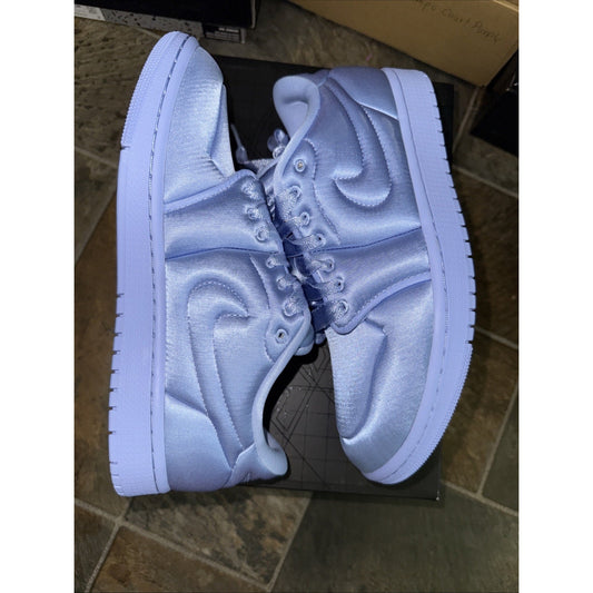 Women’s Size 8 - Nike Air Jordan 1 Low Make Satin Aluminum HF3969-400