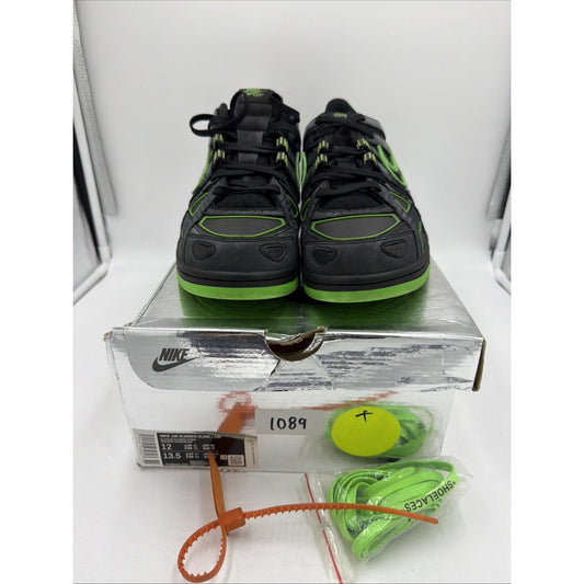 Size 12 - Nike Air Rubber Dunk x Off-White Low Green Strike