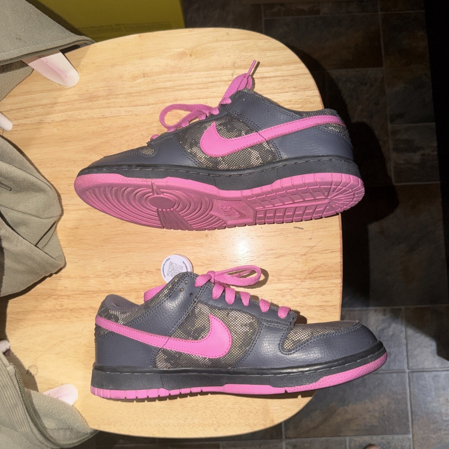 Nike 6.0 Dunk Black Pink Camouflage Men's Sneaker Low Top Skateboarding Rare