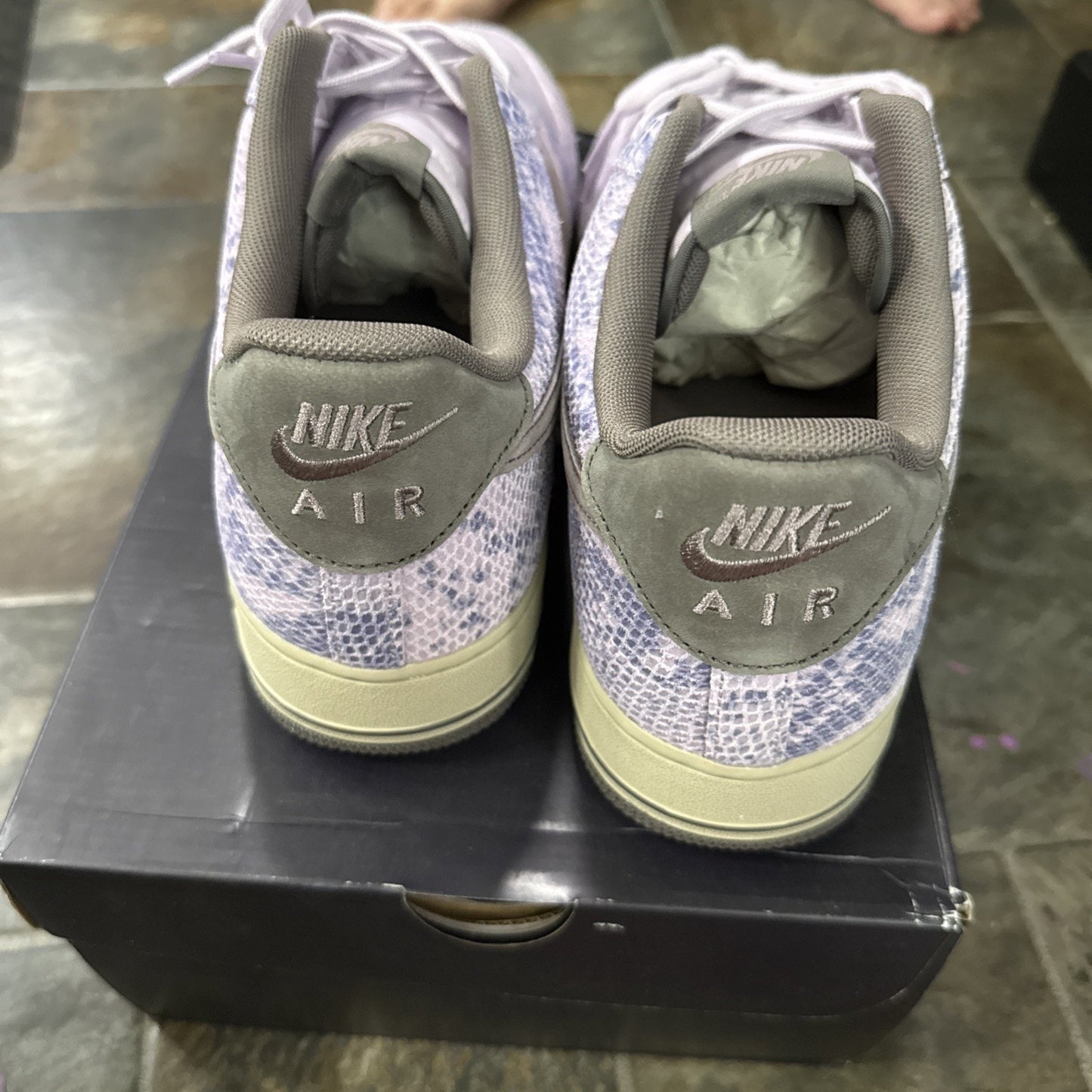 Size 13 - Nike Air Force 1 '07 LV8 Snakeskin Pack - Doll
