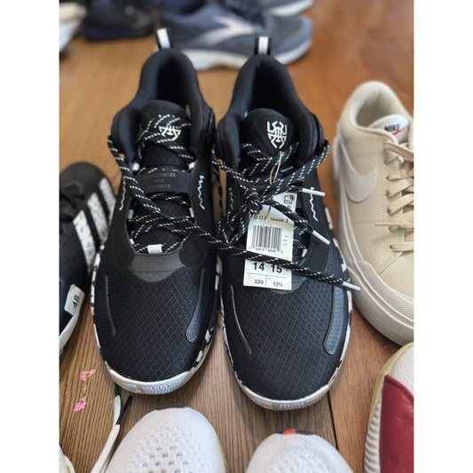 Size 14 - adidas D.O.N. Issue #3 Paint Smudge - Black NBS176