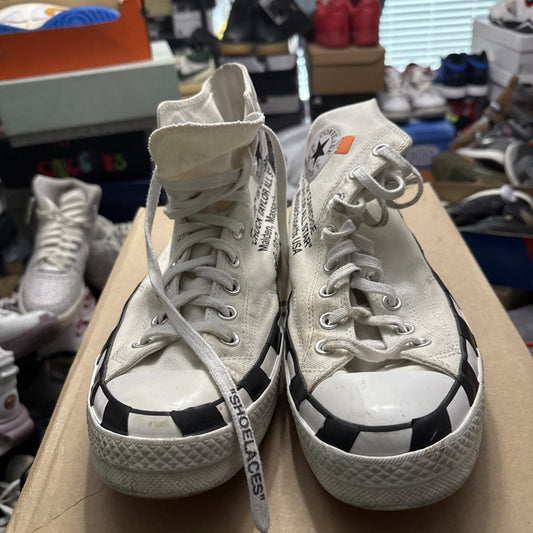 Size 10 - Converse Off-White x Chuck 70 White