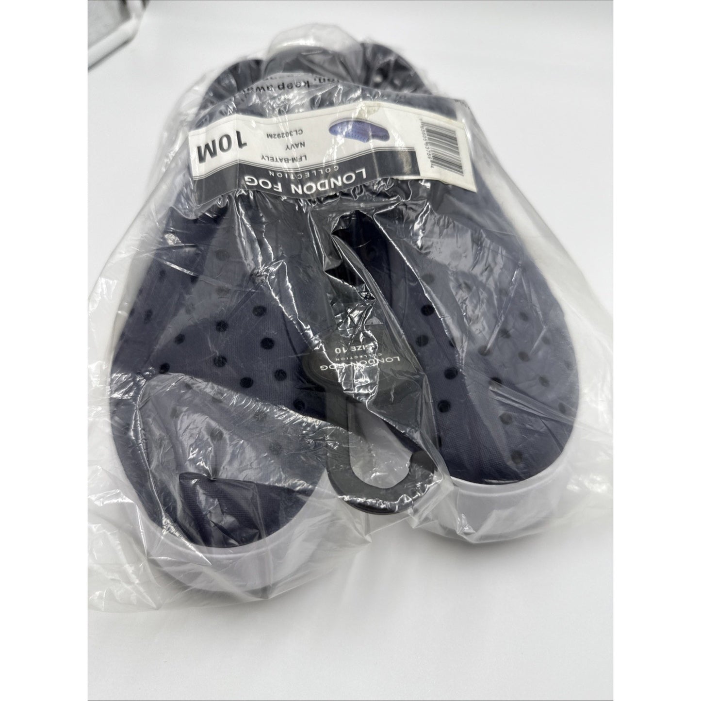 London Fog LFM-Bately Navy Blue CL30292M Perforated Athletic Casual Size 10M