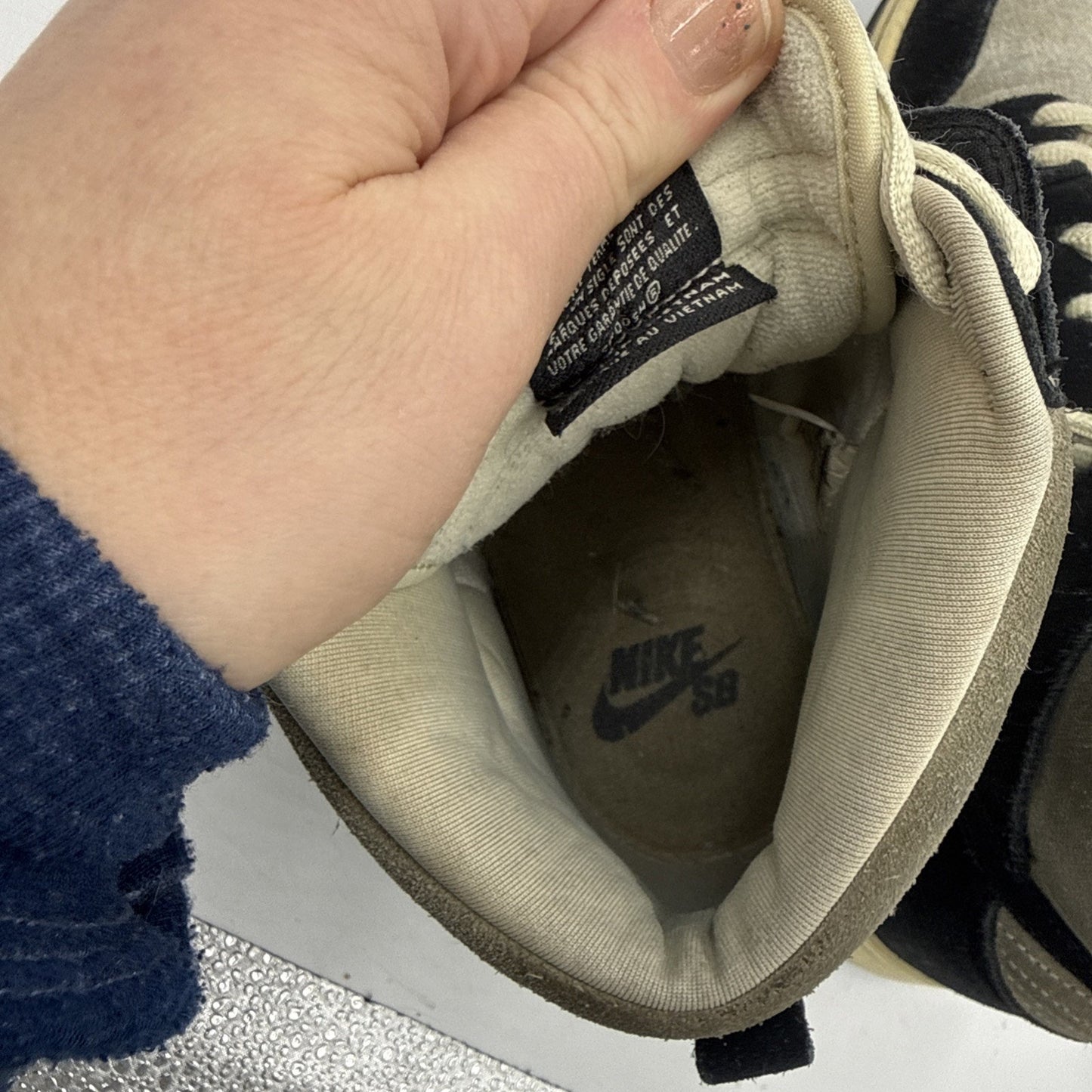 Size 10 - Nike Dunk Pro SB High Fossil