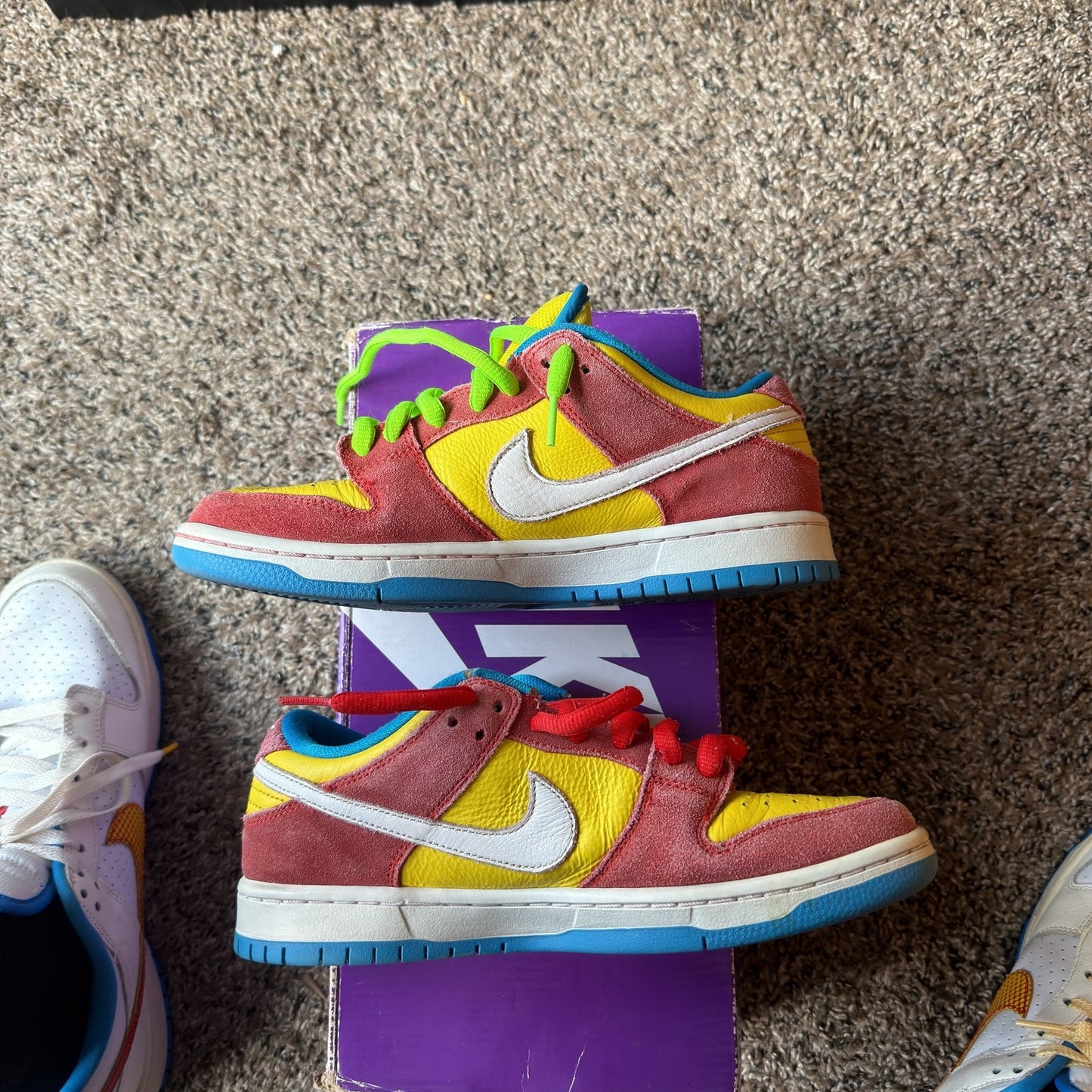 Size 7.5 - Nike SB Dunk Low Pro Bart Simpson - Pre-Owned