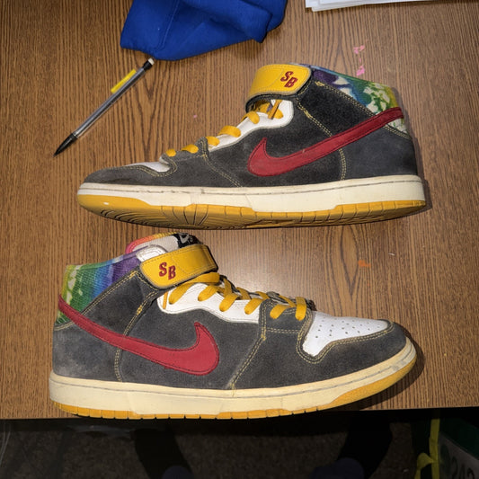 Size 12 - Nike Dunk Pro SB Mid Tie Dye