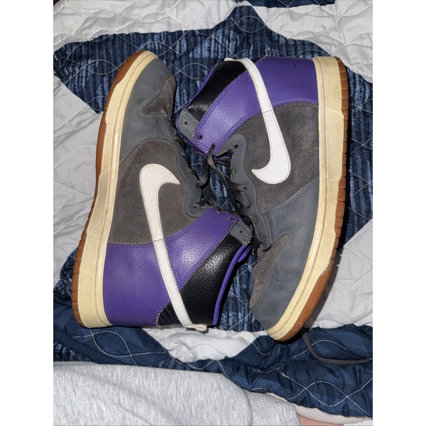 Nike Dunk High Pure Purple 517562-062 Mens Size 9.5 No Box 2012