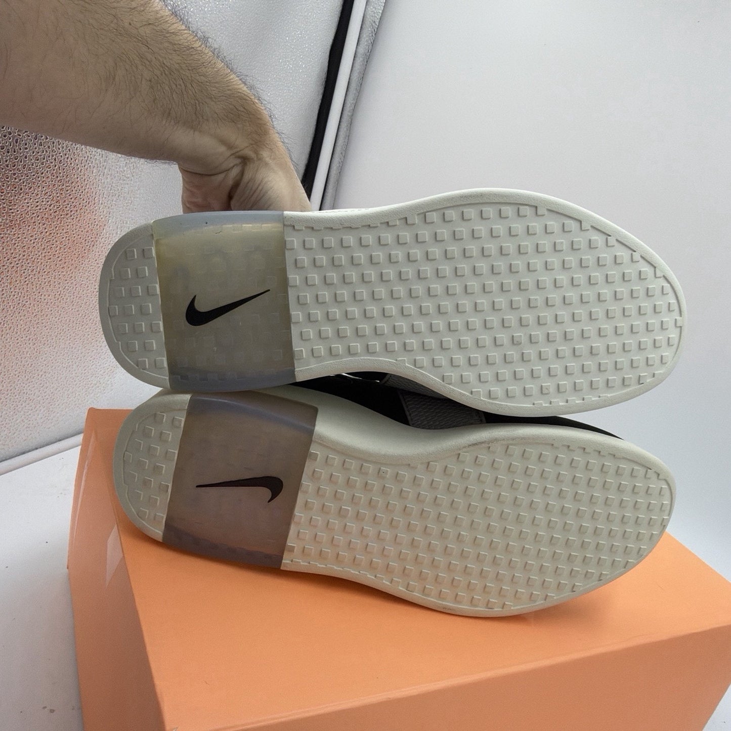 Size 6 - Nike Air Fear of God Raid Black Atmosphere Grey