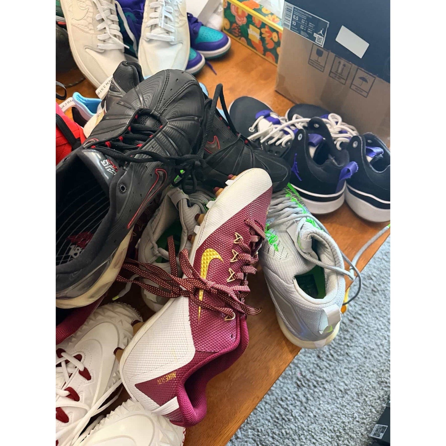 44 Pairs Shoes Nike Adidas Hoka Sample Tagged Lot