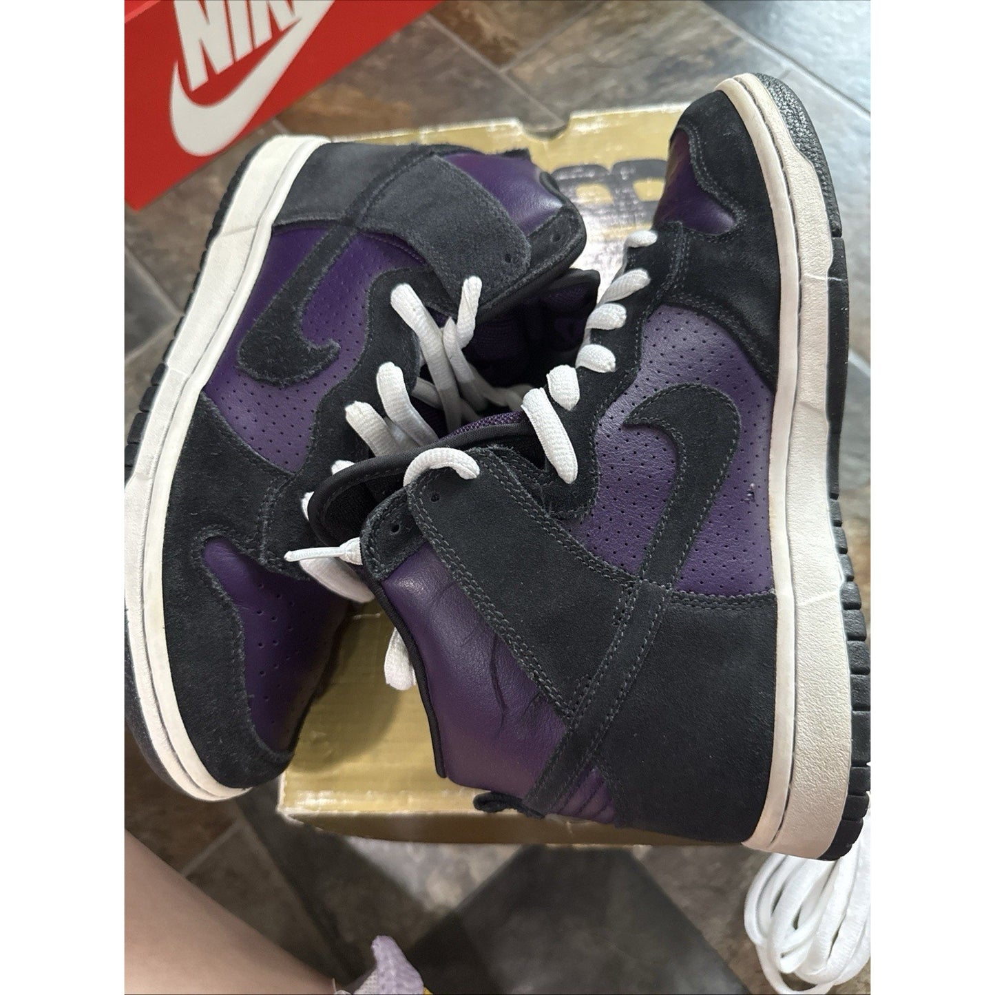 Size 8 - Nike Dunk Pro Sb High Purple
