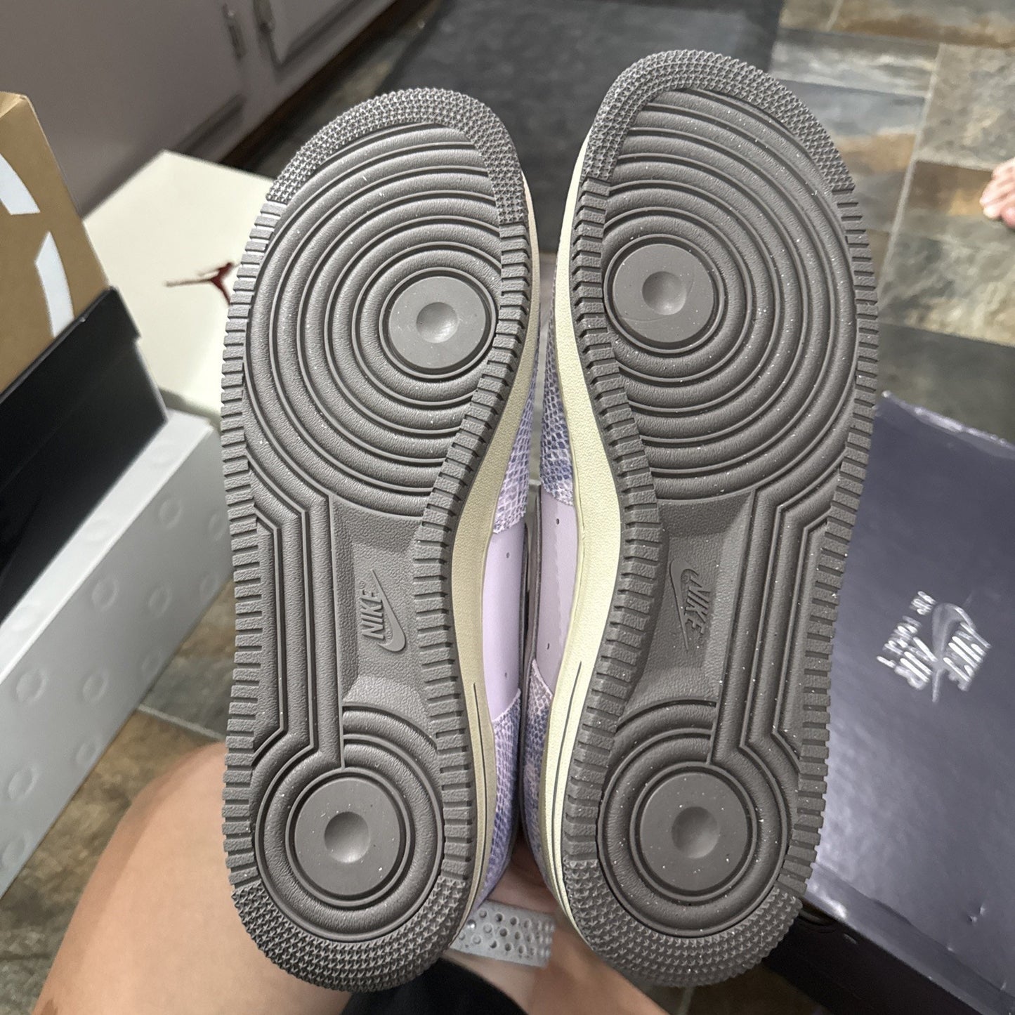 Size 13 - Nike Air Force 1 '07 LV8 Snakeskin Pack - Doll