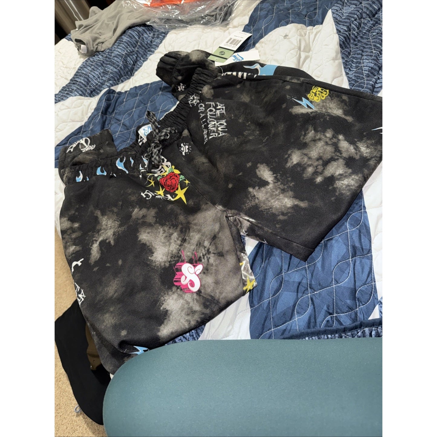 Savage Hustle-Joggers By Fresh Prints-XL -Front Pockets & Back Pocket