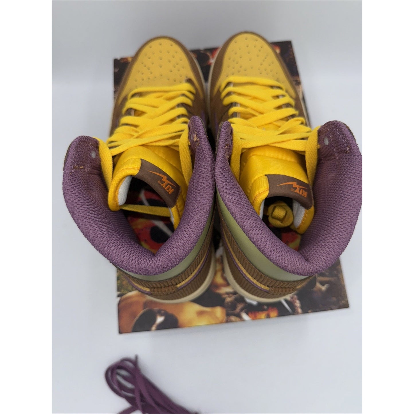 Size 10 Kiy X Reves paris Sport 85 Hi Earth Yellow BS821