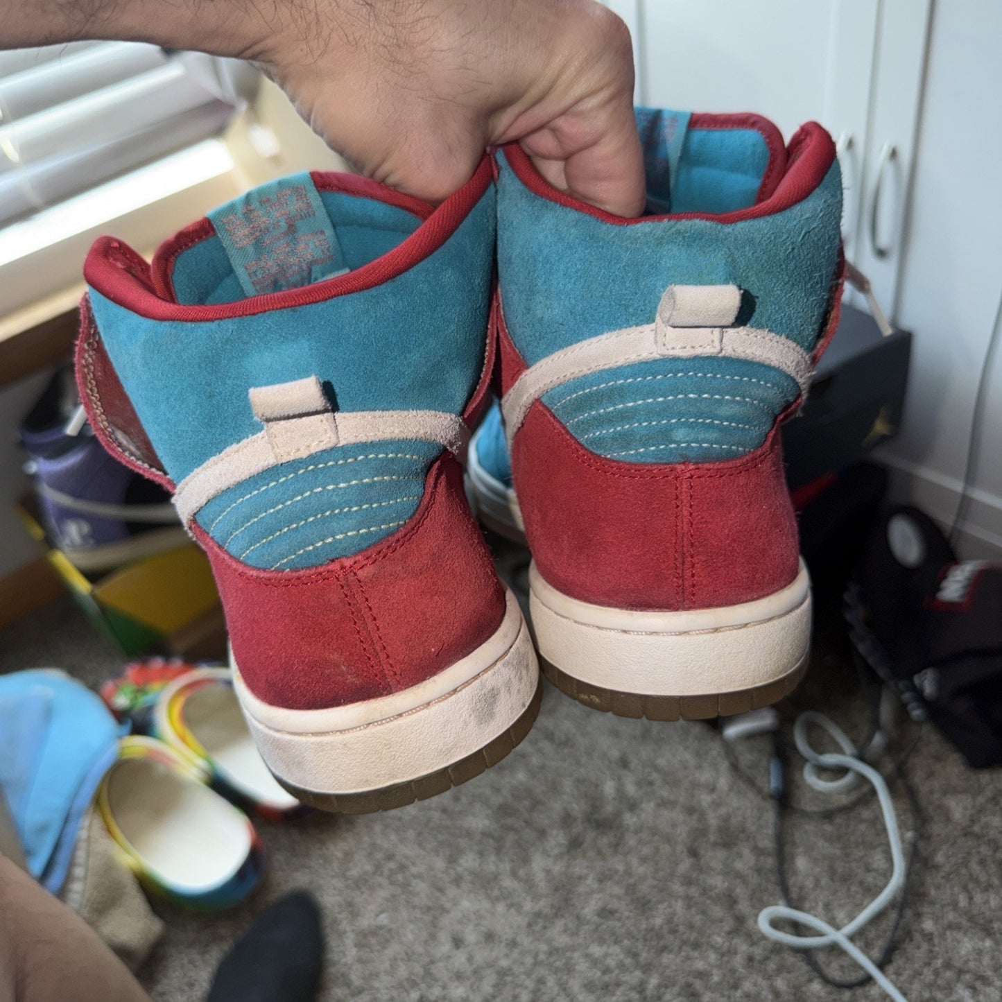 Size 12.5 - Nike Dunk Premium SB High Bloody Gums