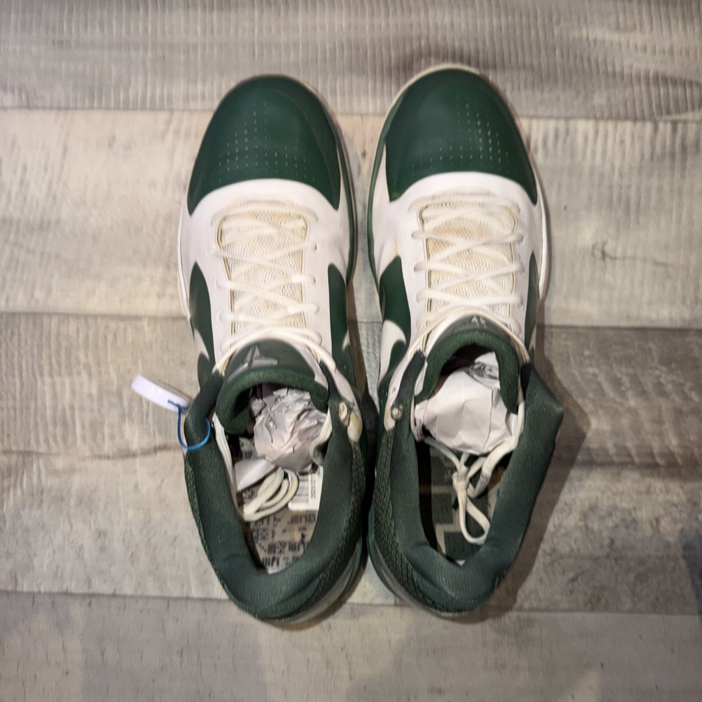 size 18 kobe 5 Michigan State sample 9999999 tag 407710-311