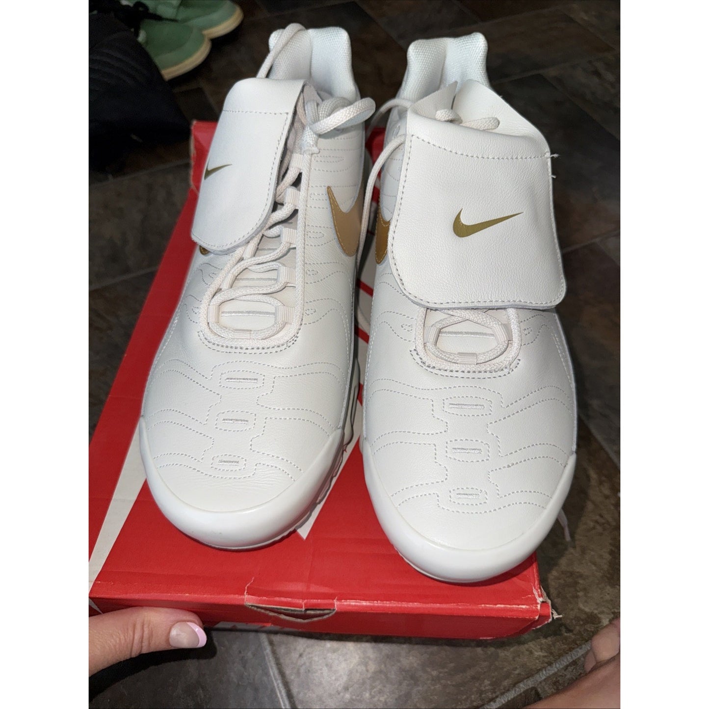 Size 13 - Nike Air Max Plus Tiempo Phantom Metallic Gold
