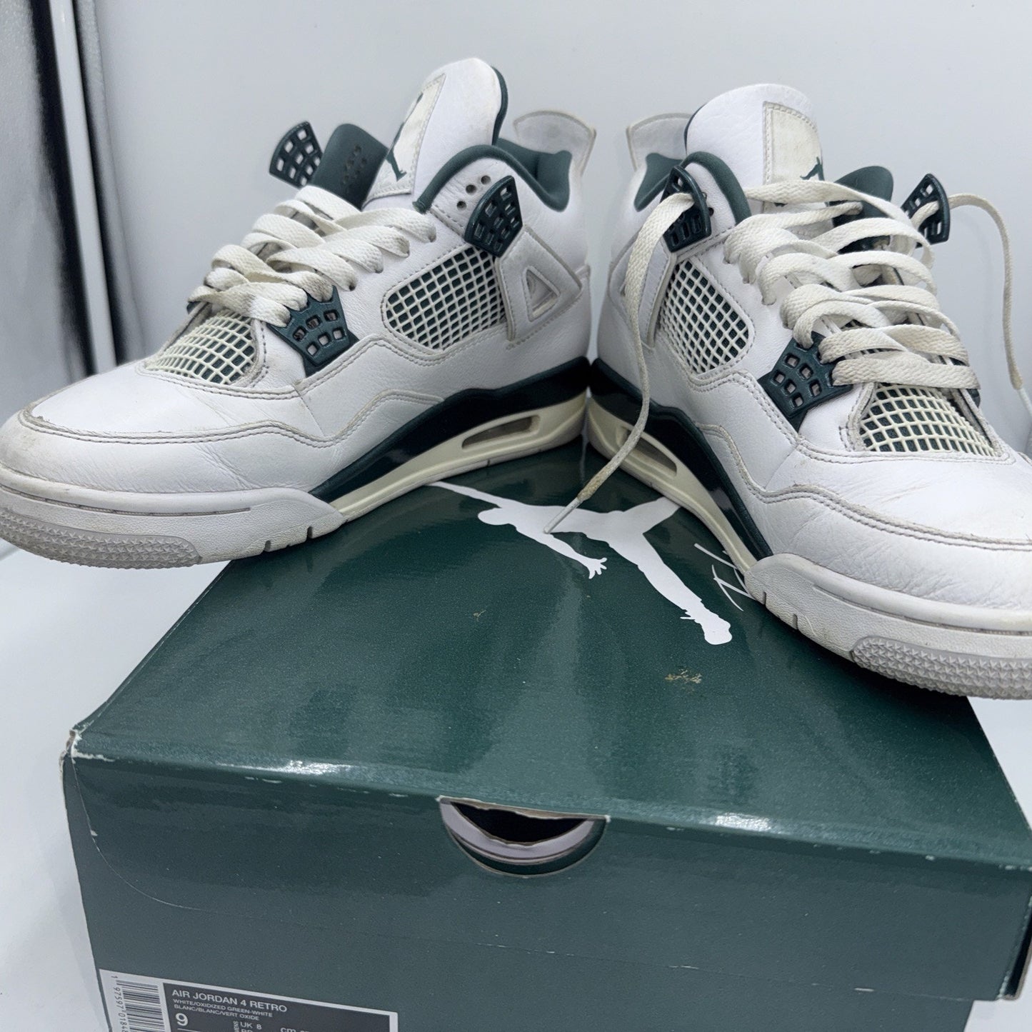 Size 9 - Air Jordan 4 Retro Oxidized Green